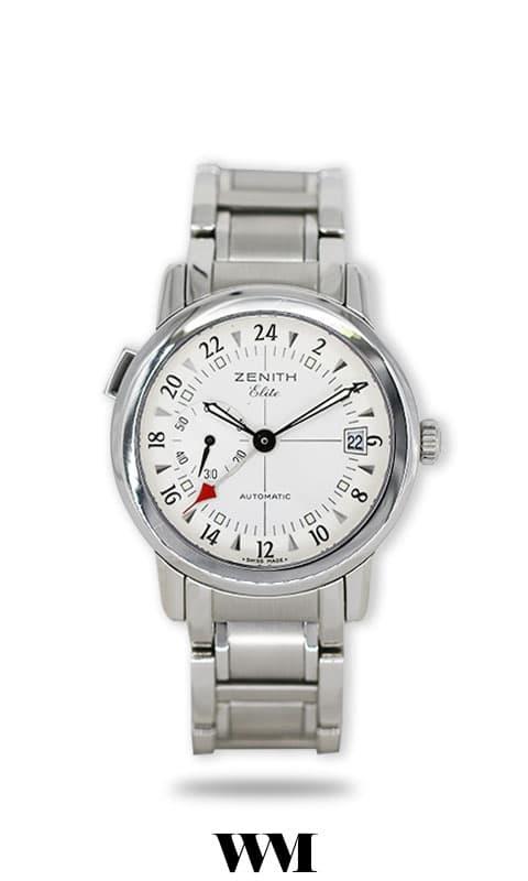 Zenith Elite 38mm Stainless steel White