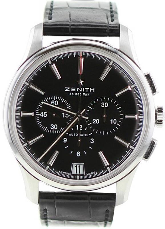 Zenith Captain Chronograph 03.2110.400 42mm Stainless steel Black