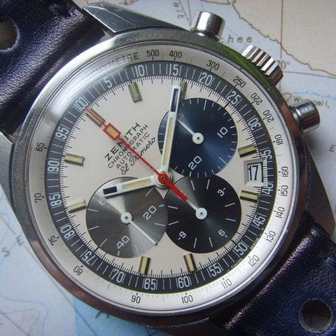 Zenith El Primero A386 38mm Steel Silver