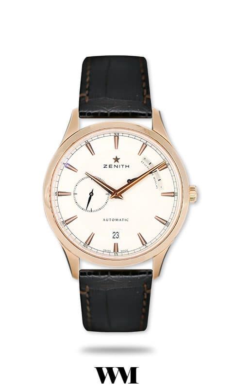 Zenith Elite 18.2121.685/01.C498 40mm Rose gold Silver